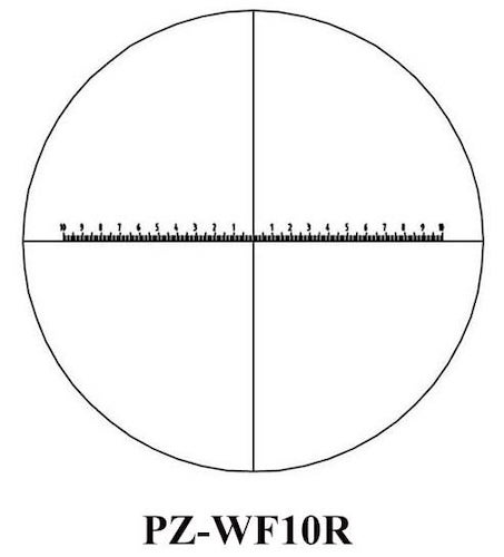 ProZoom® 6.5 10x Eyepiece (Single) with 20mm/200 Divisions (0.1mm per Division) Reticle