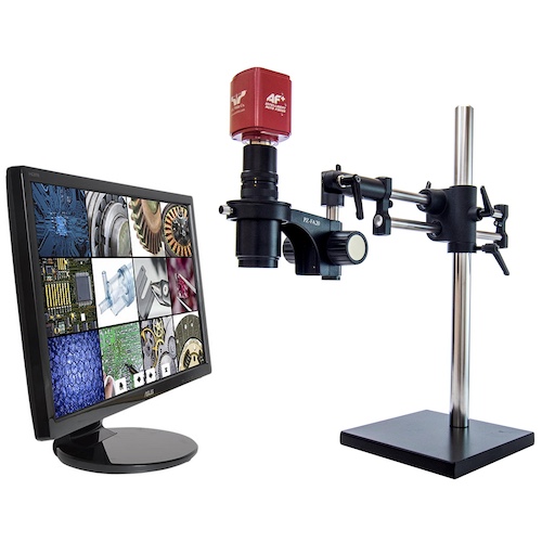MacroZoom AF+ Intelligent Auto Focus HD Digital Microscope System – 22" LCD Monitor – Ball Bearing Base